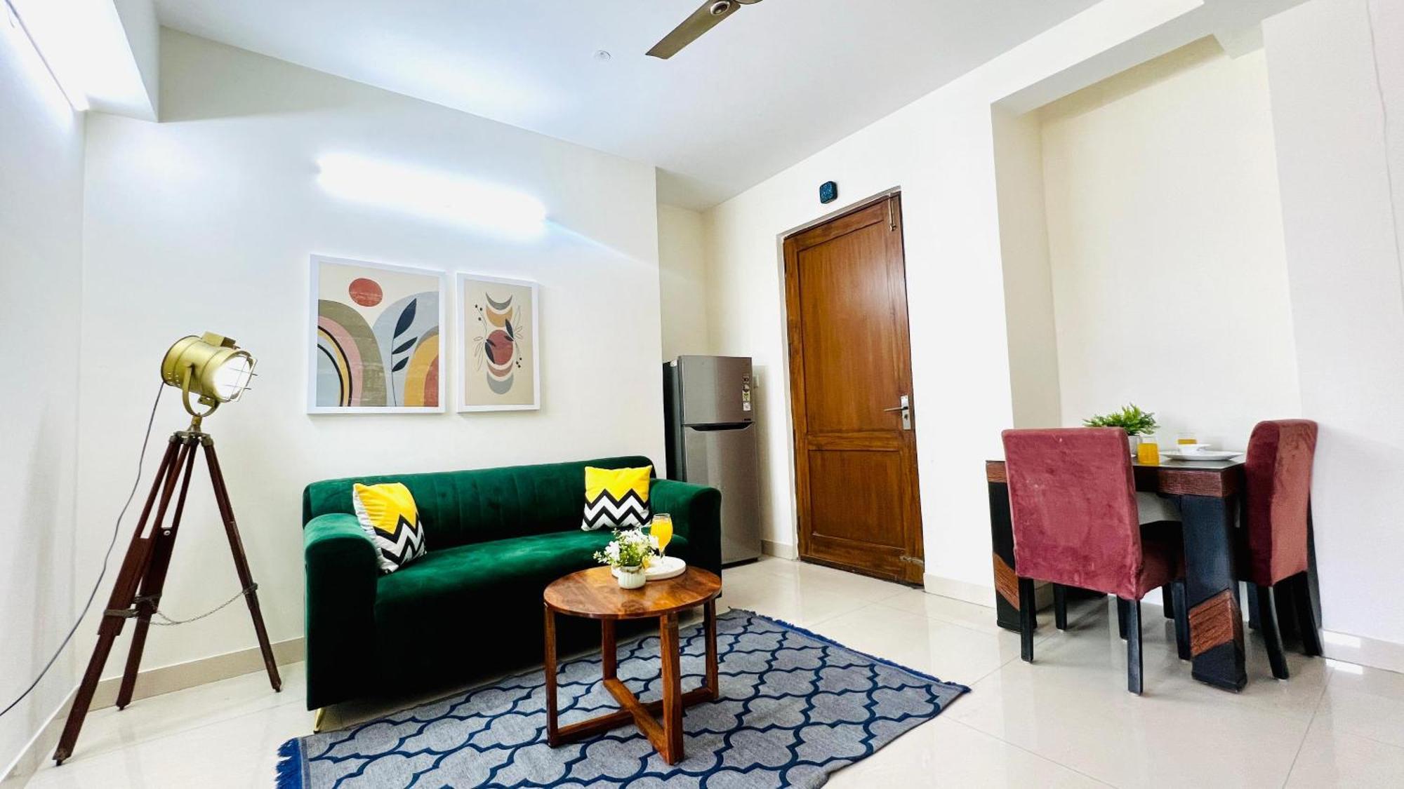 Olive Serviced Apartments - Defence Colony Nova Deli Quarto foto